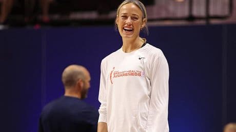 WNBA superstar Sophie Cunningham screams in pain and is carried off the court after suffering potentially serious injury