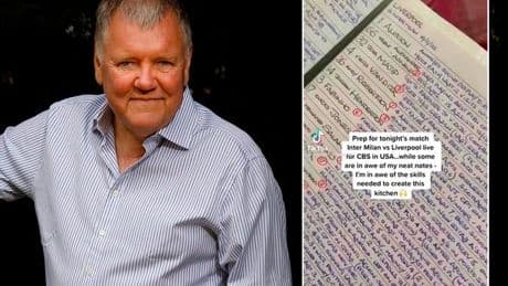 Commentary legend Clive Tyldesley earning staggering amount from selling handwritten notes