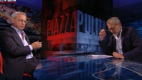"Usiamo la parola genocidio". "Io non lo vedo". Scontro Formigli-Mentana su Israele