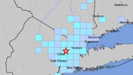 Earthquake hits New York City and eastern New Jersey late Saturday as residents report buildings shaking