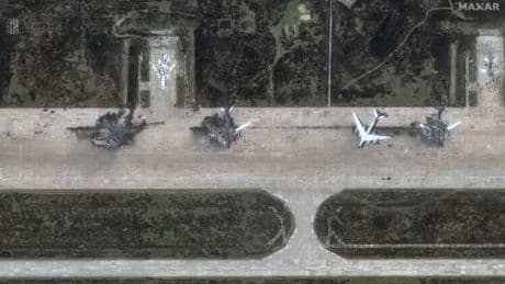Operazione Ragnatela, le immagini satellitari dei bombardieri russi distrutti