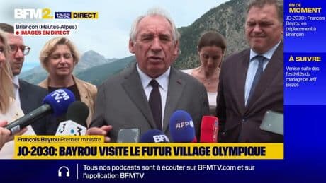 Budget JO-2030: "un effort considérable" mais à "regarder comme un investissement", pour François Bayrou