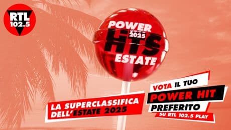 Al via da lunedì la superclassifica di RTL 102.5 per decretare il Power Hit dell’estate 2025, parte la corsa al tormentone