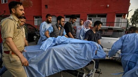 Gunmen open fire on tourists, killing at least 26 in Indian-administered Kashmir