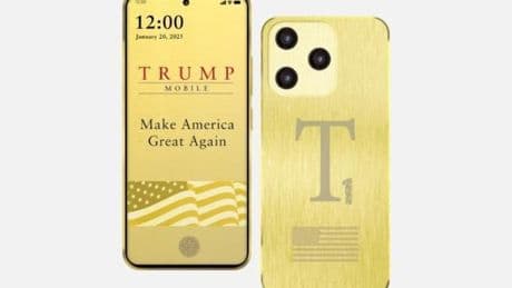 Trump se lanza al mercado de la telefonía con un móvil dorado de 400$
