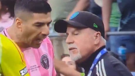 Luis Suarez spits at Seattle Sounders staff member and sparks brawl after Inter Miami defeat