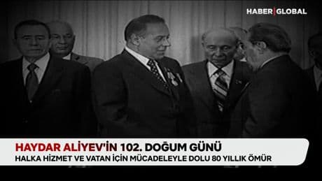 Haydar Aliyev doğumunun 102. yılında anılıyor