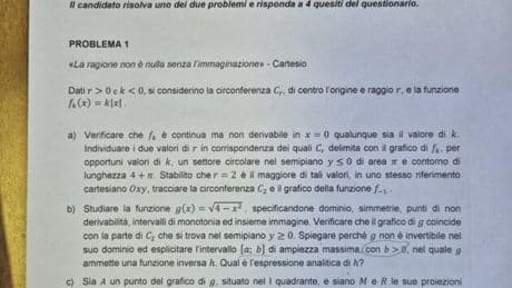 Maturità 2025: allo Scientifico seconda prova con funzioni, Cartesio e Platone | LE FOTO
