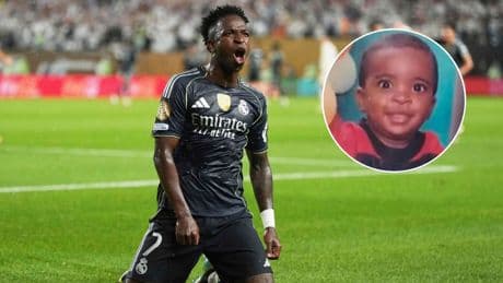 Vini no falla una en el nuevo juego del Real Madrid: "Guapo desde niño"