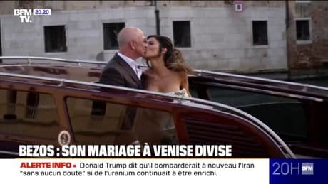 Le mariage de Jeff Bezos à Venise divise vu l'ampleur de l'événement