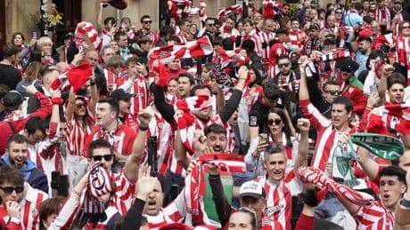 Todas las imágenes de la previa del Manchester United-Athletic