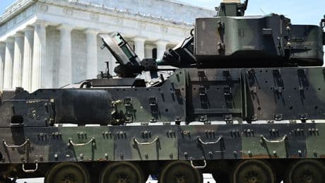 What's the message behind Trump's military parade?