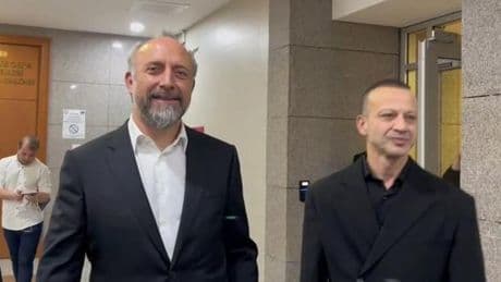 Halit Ergenç ve Rıza Kocaoğlu adliyeye geldi