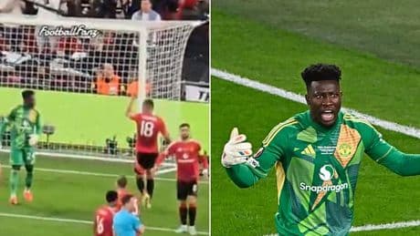 Cameras catch Andre Onana and Casemiro in HEATED clash during Europa League final as tempers flared in defeat to Tottenham