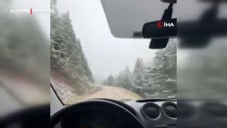 Sivas yine şaşırtmadı, Mayıs ayı ortasında yüksek kesimlere kar yağdı