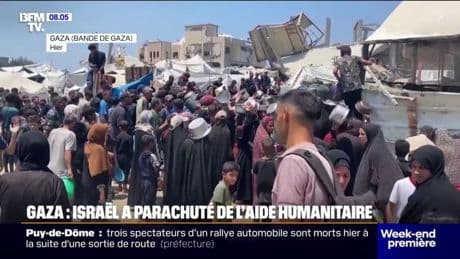 Gaza: face à la pression internationale; Israël annonce avoir largué de l'aide humanitaire dans l'enclave palestinienne