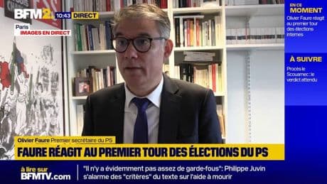 Olivier Faure (PS) prône "un rassemblement de la gauche et des écologistes, de Ruffin à Glucksmann"
