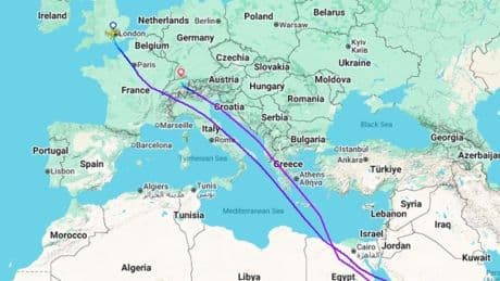 London to Dubai BA flight turns back 90 minutes from landing after Iran strikes