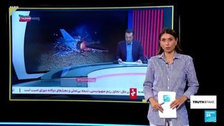 Iranian and Israeli official channels broadcast fake images of the conflict