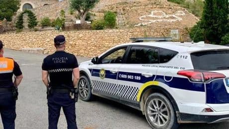 Fallece un policía local de Monforte durante una persecución