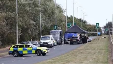 Man and boy die after horror crash on major road as police make arrest