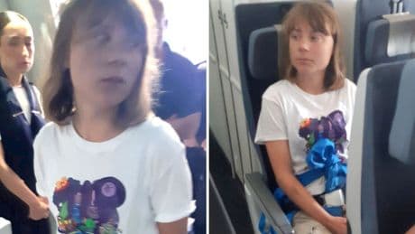 Israel releases photo of Greta Thunberg being deported after Gaza aid boat seized
