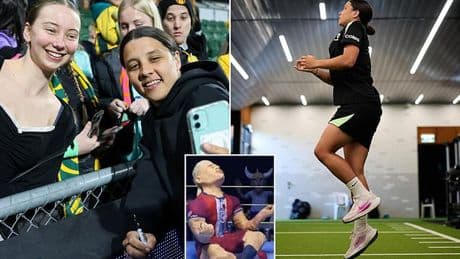Sam Kerr sports a VERY different look as she joins some of the world's biggest soccer stars in new campaign