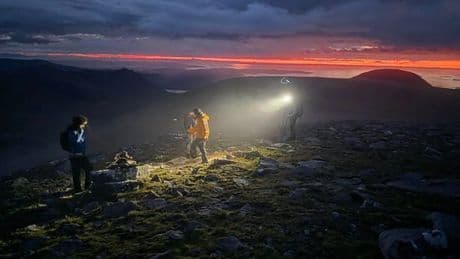 Two hill walkers rescued after being stranded on Scots mountain