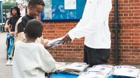 Arsenal: Bukayo Saka donates over 1,000 uniforms to schoolchildren in Ealing