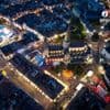 Gentse Feesten vanuit de lucht: politie toont prachtige dronebeelden van de verlichte pleinen