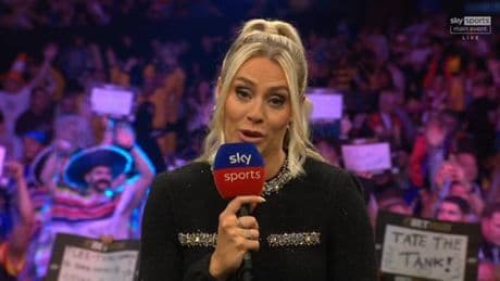 Emma Paton wows fans in ‘absolutely delightful’ outfit as she hosts Premier League Darts final on Sky Sports