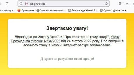 Pressefreiheit: In Kiew »unerwünscht«