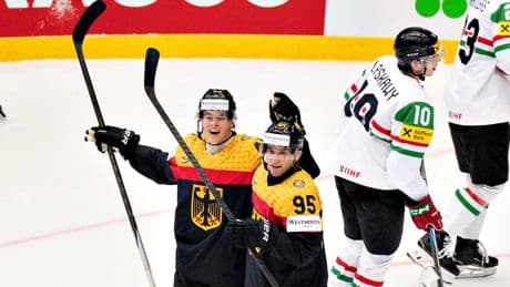 Souveräner Sieg: Deutsche Eishockey-Herren fertigen Ungarn zum WM-Auftakt ab