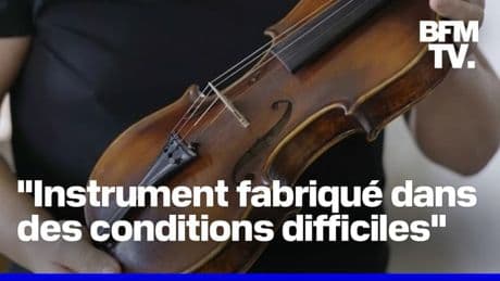 Un violon contenant un message caché, fabriqué dans le camp de concentration de Dachau, a été découvert en Hongrie