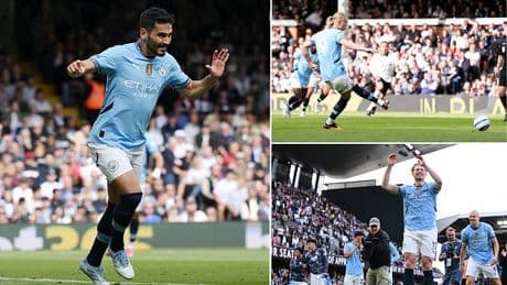 Fulham 0-2 Man City: Ilkay Gundogan scores spectacular overhead kick as Pep Guardiola's men seal third place in the Premier League
