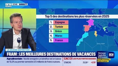 Le Grand entretien : Fram, les meilleures destinations de vacances - 24/07