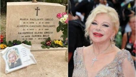 Vandalizzata la tomba di Sandra Milo, la rabbia della figlia: "Spregevoli vigliacchi"