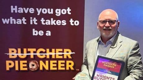 Pie-oneering Lanarkshire butcher wins diamond status for famous family steak pie