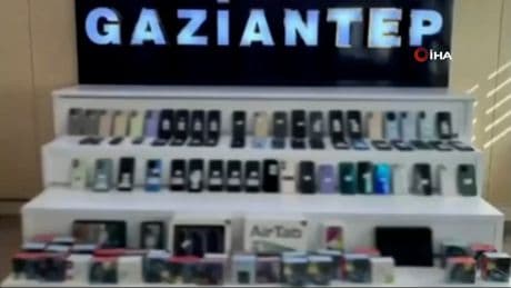 Yer Gaziantep: Cep telefonu kaçakçıları kıskıvrak yakalandı