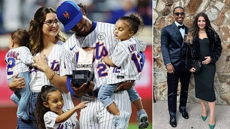 Francisco Lindor's wife steals the show with unique national anthem performance... before he hits homer