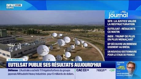 Eutelsat, fournisseur de services de communication satellitaire, publie ses résultats aujourd'hui