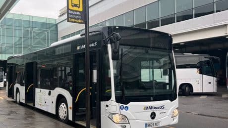 Aena adjudica a Monbus su segunda lanzadera en El Prat