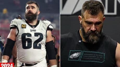 Jason Kelce shows off ripped body transformation after dramatic 25-pound weight loss