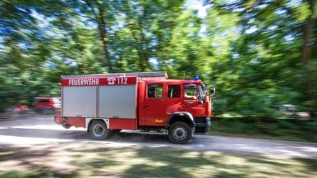 Katastrophenschutz: Feuerwehren in der Lausitz üben Einsatz gegen Waldbrände