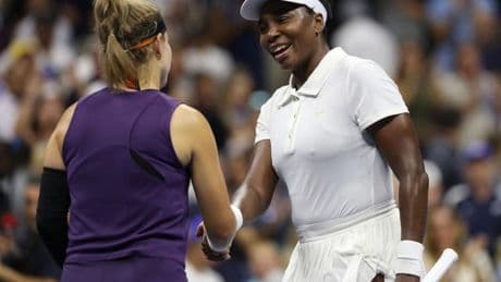 El sueño de Venus Williams duró dos horas