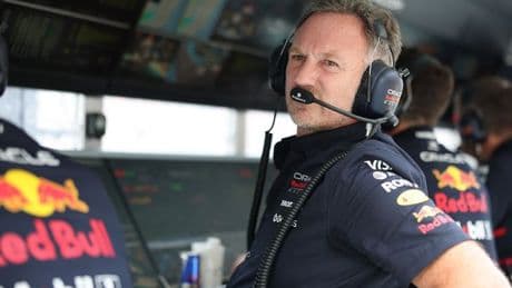Christian Horner responds to McLaren F1 boss over cheeky dig written on water bottle