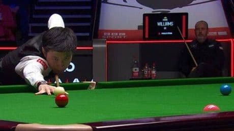 BBC snooker commentators in awkward silence live on-air after Zhao Xintong comment