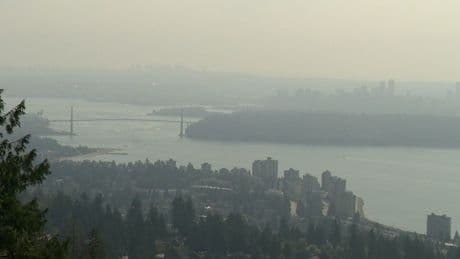 After summer of clear skies, smoke blankets B.C.’s Lower Mainland