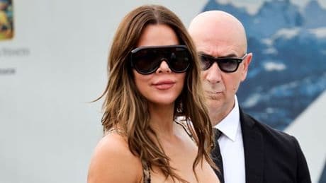 Khloe Kardashian sizzles in figure-hugging catsuit as she arrives for Jeff Bezos wedding