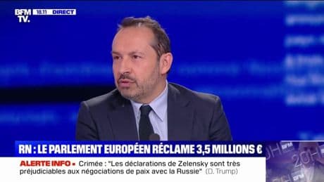 Marine Le Pen condamnée: Sébastien Chenu estime "qu'il y a 0 préjudice pour le Parlement"